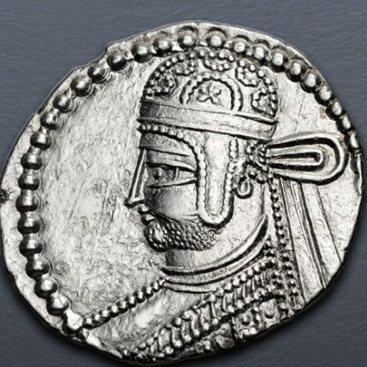 Sanatrukes, possibly,  ca. 116 BCE (Parthia - Ekbatana mint - AR Drachm)